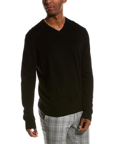 Magaschoni Tipped Cashmere Sweater - Black
