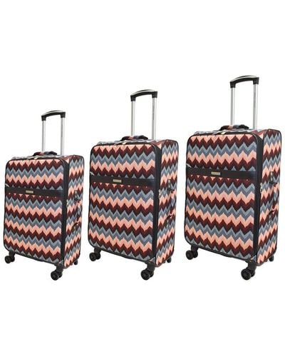 Adrienne Vittadini Woven 4-Piece Luggage Set