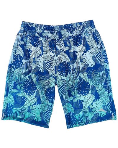 Tommy Bahama Monterey Coast Ombre Palms Swim Trunk - Blue