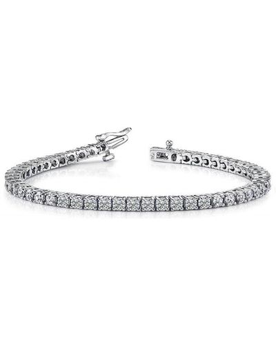 Sabrina Designs 14k 4.05 Ct. Tw. Diamond Tennis Bracelet - Metallic