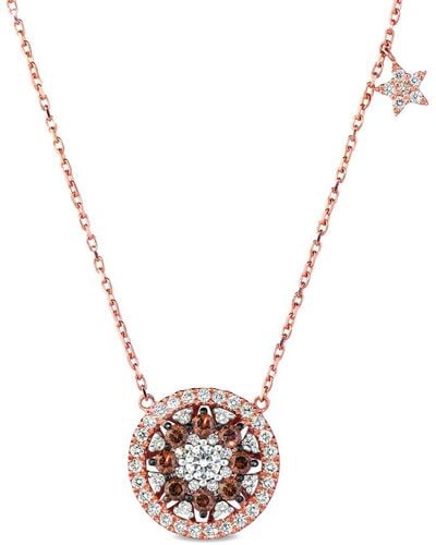 Le Vian Le Vian 14K 0.04 Ct. Tw. Diamond Necklace - Metallic