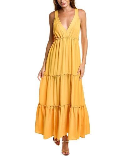 Le Superbe Staying Golden Gown - Yellow