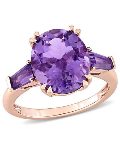 Rina Limor 14k Rose Gold 4.40 Ct. Tw. Gemstone Ring - Purple