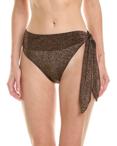 Ramy Brook Sparkle Nova Bikini Bottom - Brown