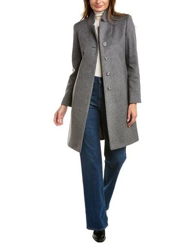 Cinzia Rocca Wool & Cashmere-blend Coat - Gray