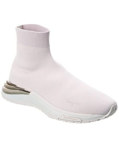 Salvatore Ferragamo Sneakers Women IGGY0756564 Fabric White Pink