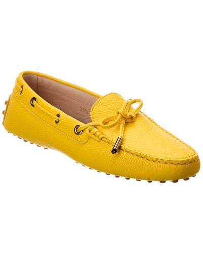 Tod's Leather Loafer - Yellow