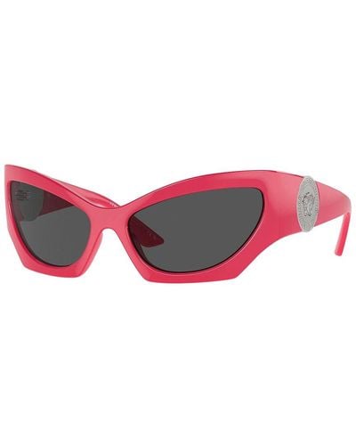 Versace Ve4450 60mm Sunglasses - Red