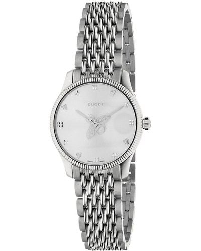Gucci G-timeless Bee Watch - White