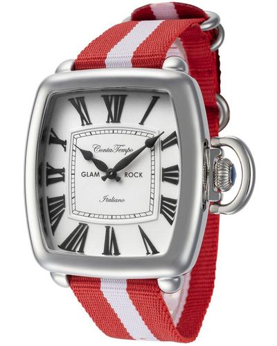 Glamrocks Jewelry Vintage Watch - Red