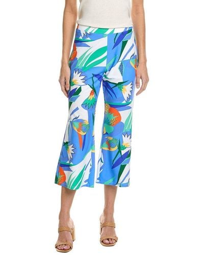 Jude Connally Trixie Wide Leg Cropped Pant - Blue