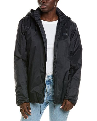 Rains Padded Nylon Jacket - Black