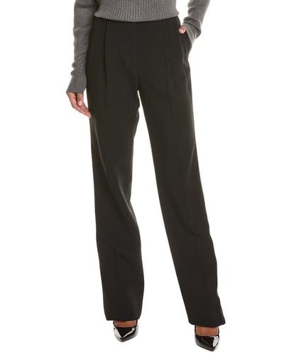 Michael Kors Mika Pleated Tuxedo Trousers - Black
