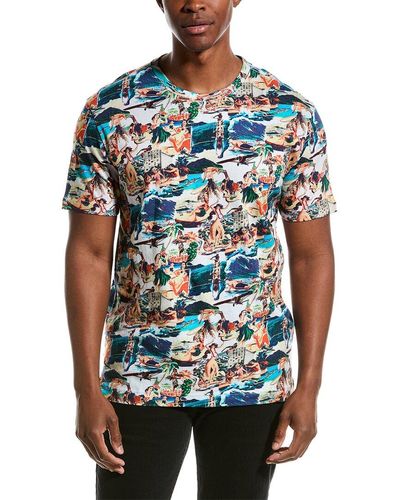 Robert Graham Hawaiian Summer T-shirt - Blue