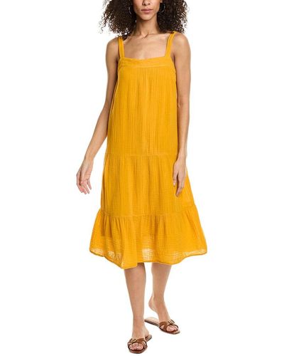 Michael Stars Evie Midi Dress - Yellow