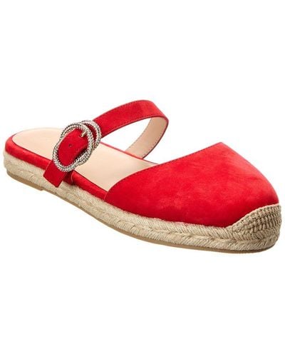 Red Espadrille shoes and sandals for Women | Lyst