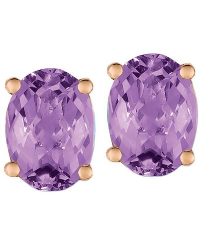 Le Vian ® 14k & Silver Plated 1.90 Ct. Tw. Amethyst Earrings - Purple