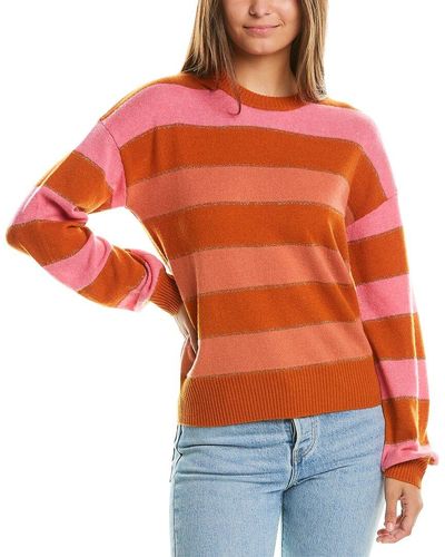 27milesmalibu Lula Cashmere-blend Sweater - Orange