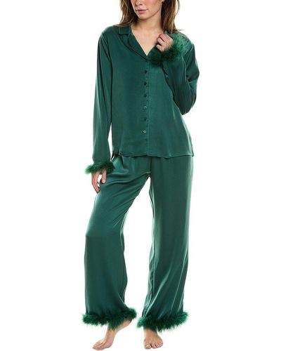 Rachel Parcell 2pc Pajama Set - Green