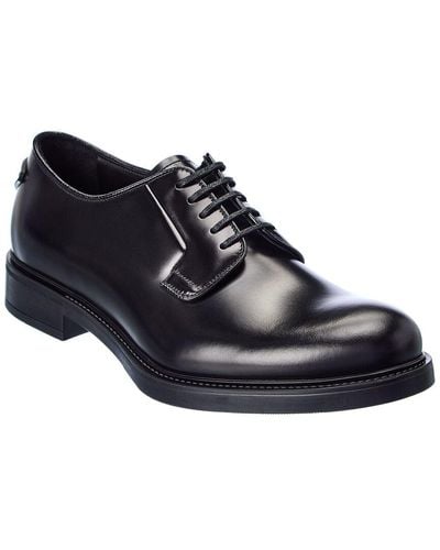 Prada Leather Oxford - Black