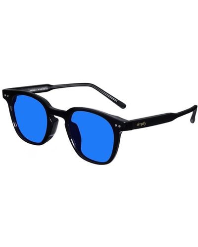 Simplify Ssu126-c3 46mm Polarized Sunglasses - Blue