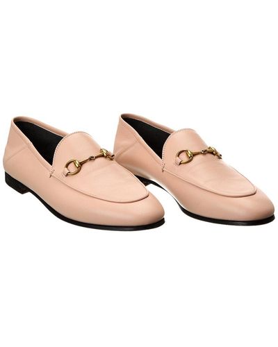 Gucci Brixton Horsebit Leather Loafer - Pink