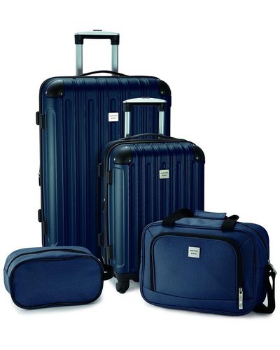 Geoffrey Beene Colorado 4pc Luggage Set - Blue