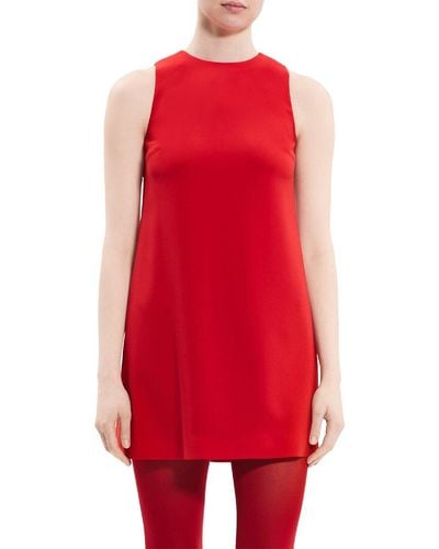 Theory Admiral Shift Dress - Red