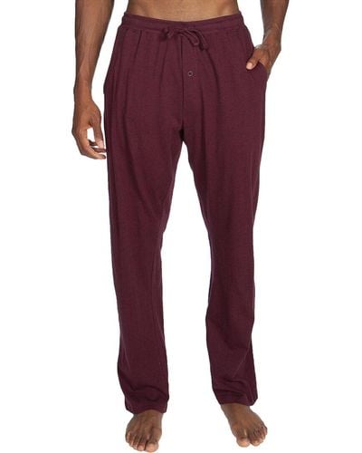 Unsimply Stitched Lightweight Lounge Pant - Red