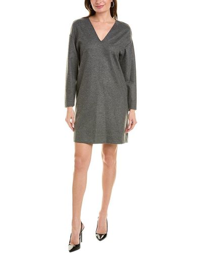 Natori Double Jersey Mini Dress - Gray