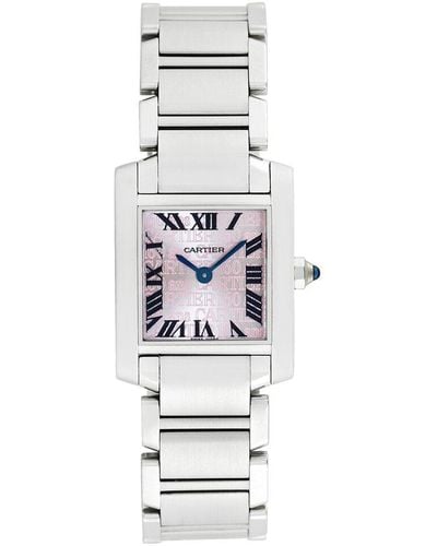 Cartier Tank Francaise 160Th Anniversary Limited Edition Watch, Circa 2000S (Authentic Pre-Owned) - White