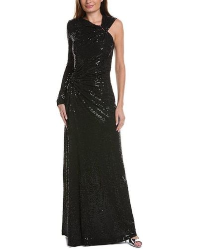Michael Kors Cutout Sequin Gown - Black