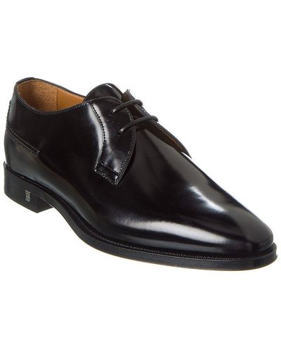 Burberry Derby Leather Loafer - Black