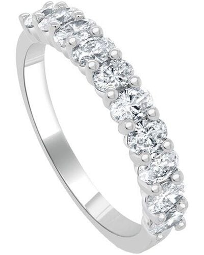 Sabrina Designs 14k 0.84 Ct. Tw. Diamond Half-eternity Ring - White