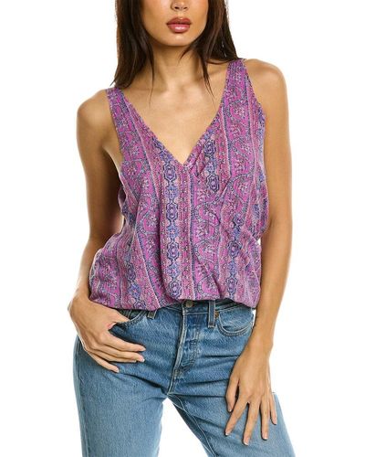 Free People Your Twisted Top - Purple