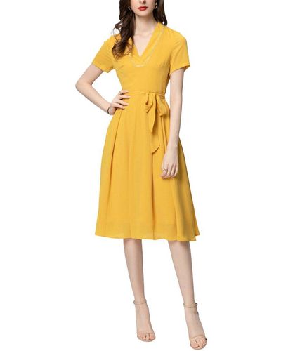 BURRYCO Mini Dress - Yellow