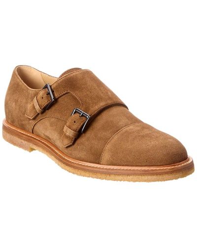 Tod's Tods Monk Suede Oxford - Brown