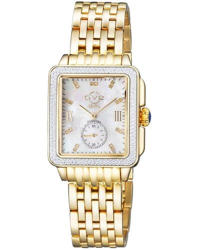 Gv2 Bari Tortoise Diamond Watch - Metallic