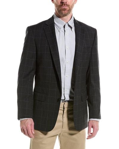 Brooks Brothers Classic Wool-blend Blazer - Black