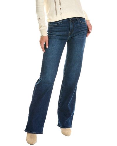 Hudson Jeans Rosalie Dawn High-rise Wide Leg Jean - Blue