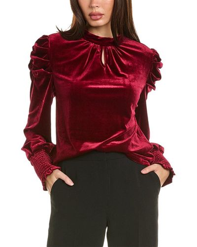 To My Lovers Velvet Top - Red