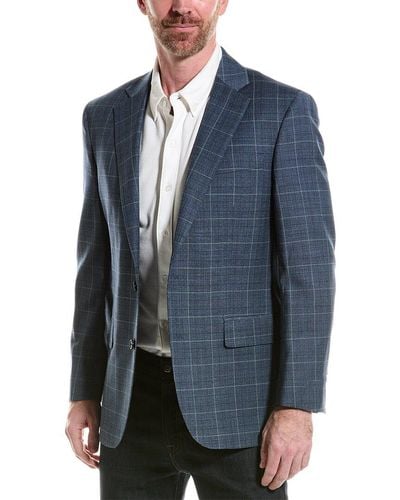 Brooks Brothers Classic Fit Wool-blend Suit Jacket - Blue