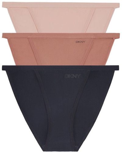 DKNY Active Comfort String Bikini Bottom - Blue