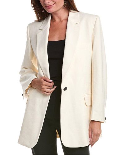 Blazer Femme Ronin Rag & Bone Noir/gris à Carreaux - Taille 4, Neuf Avec étiquette