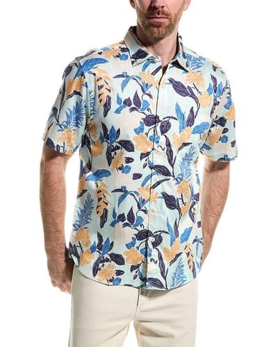Tommy Bahama Tortola Aqua Isles Shirt - Blue