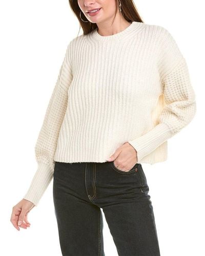 Splendid Sarah Wool-blend Sweater - White