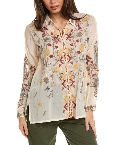 Johnny Was Girly Blouse - Natural