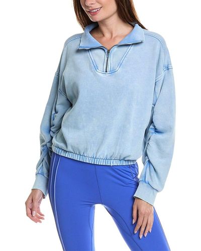 Free People Valley Girl Sweatshirt - Blue