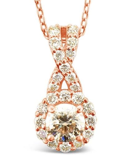 Le Vian 14k Strawberry Gold® 0.73 Ct. Tw. Diamond Pendant Necklace - Metallic