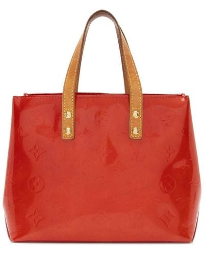 Louis Vuitton Monogram Vernis Leather Reade Pm (Authentic Pre-Owned) - Red
